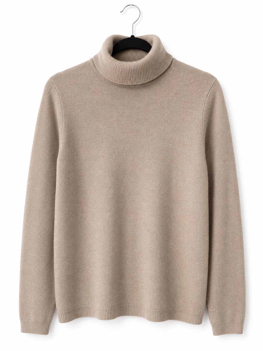 Charter Club 100% Cashmere Camel Turtleneck Sweater Women Soft Luxury Classic M